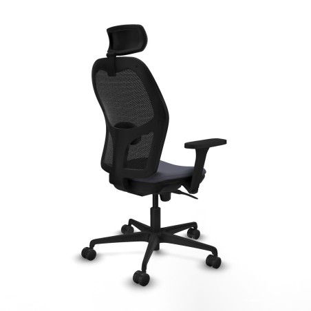 Sedia Ufficio con Poggiatesta Jorquera Piqueras y Crespo 3D036N2 Grigi