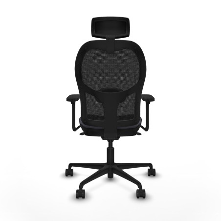 Sedia Ufficio con Poggiatesta Jorquera Piqueras y Crespo 3D036N2 Grigi