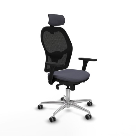 Bürostuhl mit Kopfstütze Jorquera Piqueras y Crespo 3D086G2 Dunkelgr
