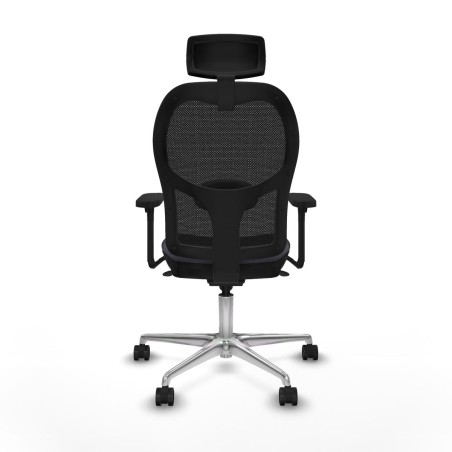 Bürostuhl mit Kopfstütze Jorquera Piqueras y Crespo 3D086N2 Dunkelgr
