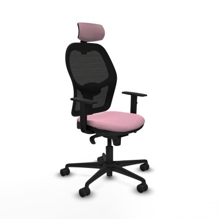 Sedia Ufficio con Poggiatesta Jorquera Piqueras y Crespo 1D036N2 Rosa