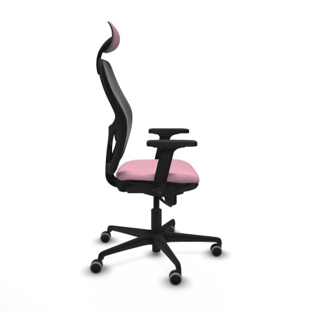 Sedia Ufficio con Poggiatesta Jorquera Piqueras y Crespo 2D036G1 Rosa
