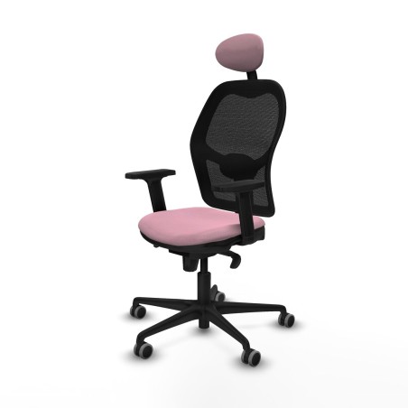 Sedia Ufficio con Poggiatesta Jorquera Piqueras y Crespo 2D036G1 Rosa