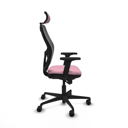 Sedia Ufficio con Poggiatesta Jorquera Piqueras y Crespo 2D036N2 Rosa 2