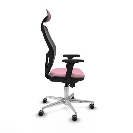 Sedia Ufficio con Poggiatesta Jorquera Piqueras y Crespo 2D086G1 Rosa 2