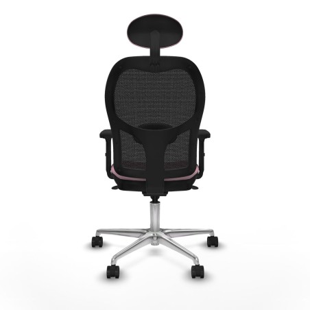 Sedia Ufficio con Poggiatesta Jorquera Piqueras y Crespo 2D086N1 Rosa