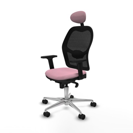 Sedia Ufficio con Poggiatesta Jorquera Piqueras y Crespo 2D086N1 Rosa