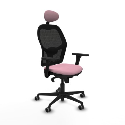 Office Chair with Headrest Jorquera Piqueras y Crespo 3D036G1 Pink