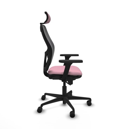 Sedia Ufficio con Poggiatesta Jorquera Piqueras y Crespo 3D036N2 Rosa