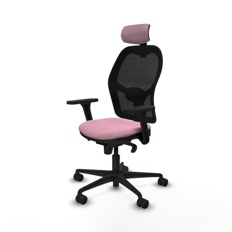 Sedia Ufficio con Poggiatesta Jorquera Piqueras y Crespo 3D036N2 Rosa