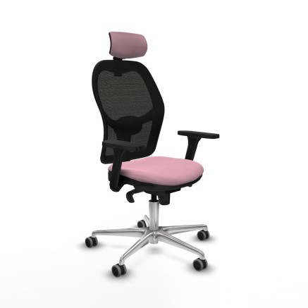 Bürostuhl mit Kopfstütze Jorquera Piqueras y Crespo 3D086G2 Rosa