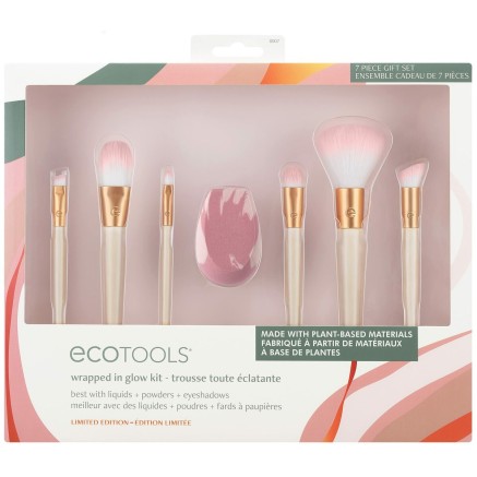 Set di Pennelli per il Trucco Ecotools Wrapped In Glow Edizione limita