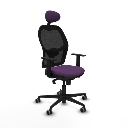 Chaise de Bureau avec Appui-tête Piqueras y Crespo 1D036G1 Violet