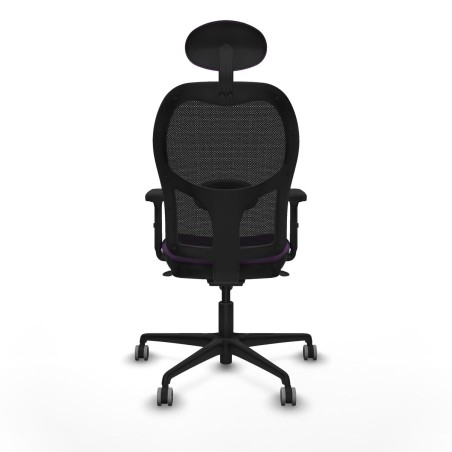 Sedia Ufficio con Poggiatesta Jorquera Piqueras y Crespo 2D036G1 Viola