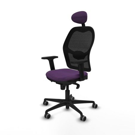 Sedia Ufficio con Poggiatesta Jorquera Piqueras y Crespo 2D036G1 Viola