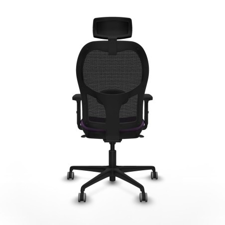 Office Chair with Headrest Jorquera Piqueras y Crespo 2D036G2 Purple