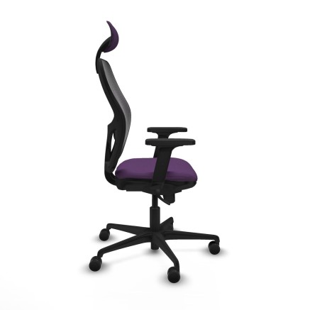 Office Chair with Headrest Jorquera Piqueras y Crespo 2D036N1 Purple 2