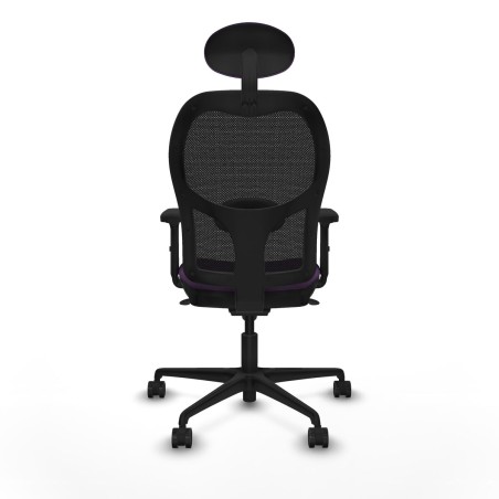 Sedia Ufficio con Poggiatesta Jorquera Piqueras y Crespo 2D036N1 Viola