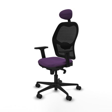 Sedia Ufficio con Poggiatesta Jorquera Piqueras y Crespo 2D036N1 Viola