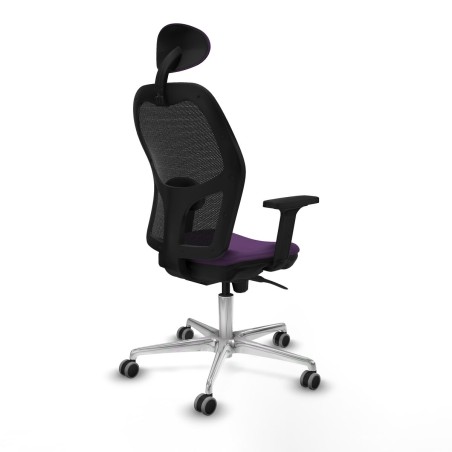 Sedia Ufficio con Poggiatesta Jorquera Piqueras y Crespo 2D086G1 Viola