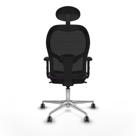 Sedia Ufficio con Poggiatesta Jorquera Piqueras y Crespo 2D086G1 Viola