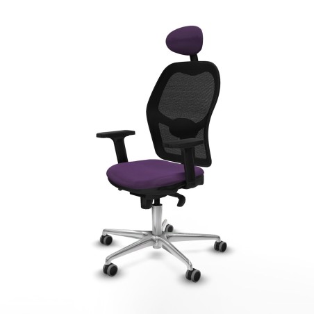 Sedia Ufficio con Poggiatesta Jorquera Piqueras y Crespo 2D086G1 Viola
