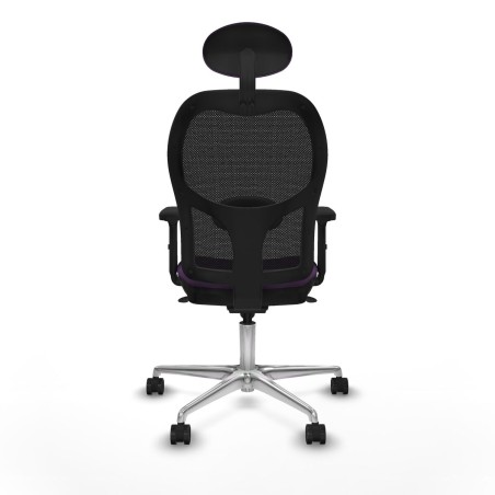 Sedia Ufficio con Poggiatesta Jorquera Piqueras y Crespo 2D086N1 Viola