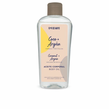 Huile corporelle Flor de Mayo  Hydratant Coco Argan 200 ml
