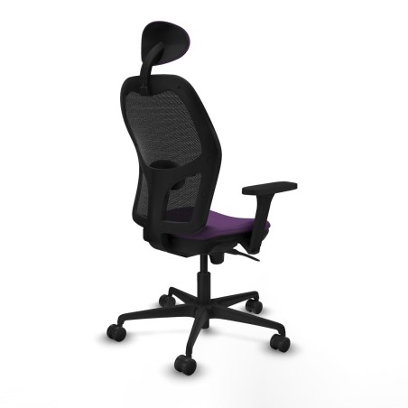 Office Chair with Headrest Jorquera Piqueras y Crespo 3D036N1 Purple