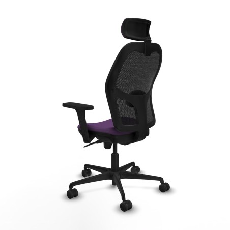 Sedia Ufficio con Poggiatesta Jorquera Piqueras y Crespo 3D036N2 Viola