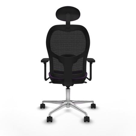 Office Chair with Headrest Jorquera Piqueras y Crespo 3D086N1 Purple