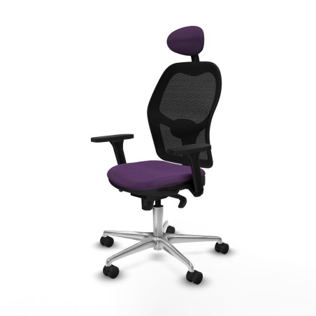 Office Chair with Headrest Jorquera Piqueras y Crespo 3D086N1 Purple