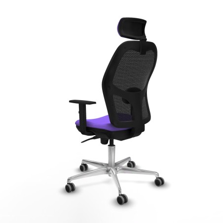 Sedia Ufficio con Poggiatesta Jorquera Piqueras y Crespo 1D086G2 Lilla