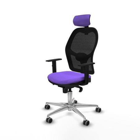Sedia Ufficio con Poggiatesta Jorquera Piqueras y Crespo 1D086G2 Lilla
