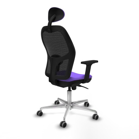 Office Chair with Headrest Jorquera Piqueras y Crespo 2D086G1 Lilac