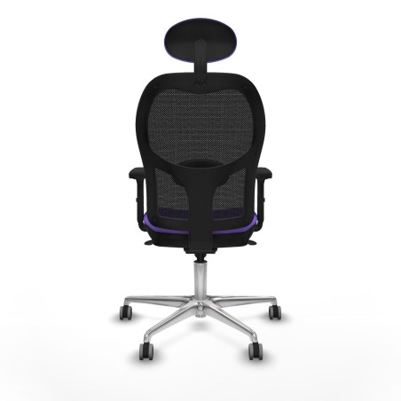 Office Chair with Headrest Jorquera Piqueras y Crespo 2D086G1 Lilac