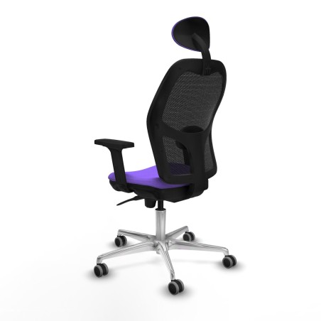 Office Chair with Headrest Jorquera Piqueras y Crespo 2D086G1 Lilac