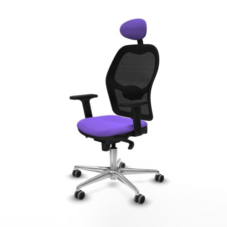Office Chair with Headrest Jorquera Piqueras y Crespo 2D086G1 Lilac