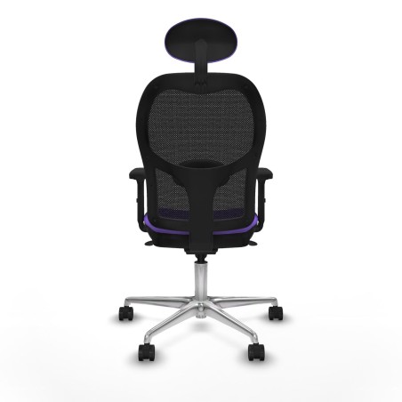 Office Chair with Headrest Jorquera Piqueras y Crespo 2D086N1 Lilac