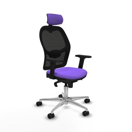 Sedia Ufficio con Poggiatesta Jorquera Piqueras y Crespo 2D086N2 Lilla