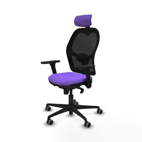 Sedia Ufficio con Poggiatesta Jorquera Piqueras y Crespo 3D036G2 Lilla