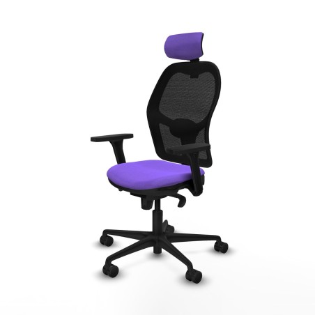 Sedia Ufficio con Poggiatesta Jorquera Piqueras y Crespo 3D036N2 Lilla