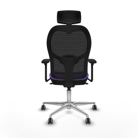 Sedia Ufficio con Poggiatesta Jorquera Piqueras y Crespo 3D086G2 Lilla