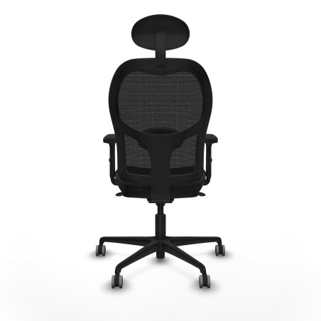 Office Chair with Headrest Jorquera Piqueras y Crespo 2D036G1 Black