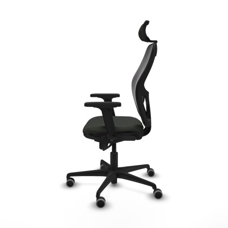 Office Chair with Headrest Jorquera Piqueras y Crespo 2D036G2 Black