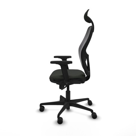 Office Chair with Headrest Jorquera Piqueras y Crespo 2D036N1 Black