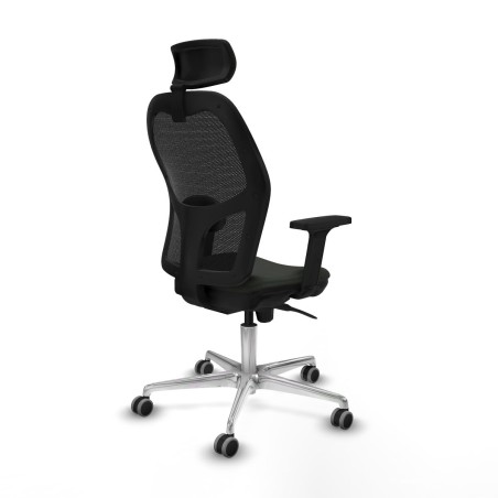 Office Chair with Headrest Jorquera Piqueras y Crespo 2D086G2 Black