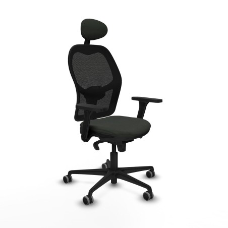 Bürostuhl mit Kopfstütze Jorquera Piqueras y Crespo 3D036G1 Schwarz