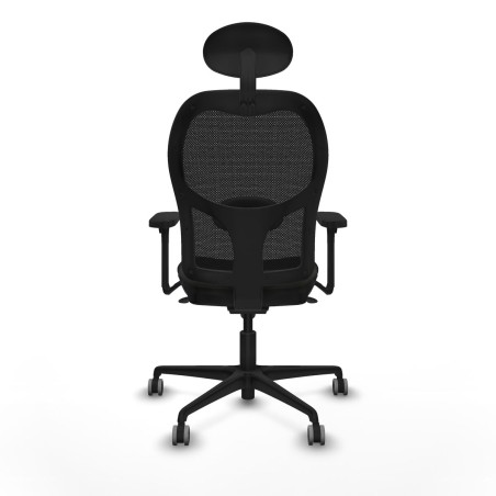 Bürostuhl mit Kopfstütze Jorquera Piqueras y Crespo 3D036G1 Schwarz