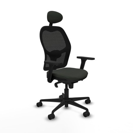 Bürostuhl mit Kopfstütze Jorquera Piqueras y Crespo 3D036N1 Schwarz